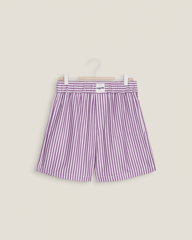 Short pyjama femme, violet