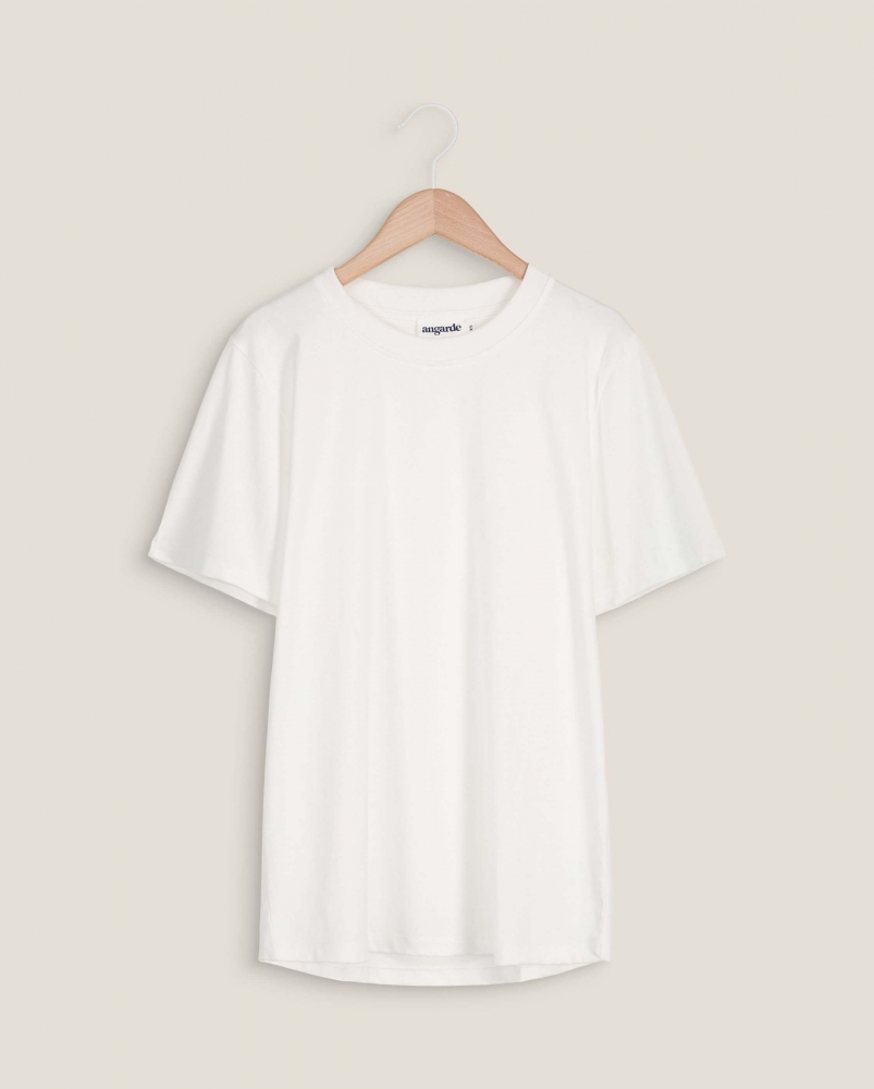 T-shirt homme coton bio, blanc