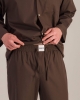 Pantalon pyjama homme coton bio, chocolat