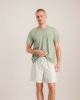 Short pyjama homme, sauge