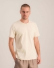 T-shirt homme coton bio, beige