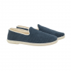 Chausson homme velours, marine