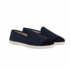 Chausson homme laine, bleu marine