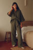 Pantalon Mimosa nid d'abeille Kaki