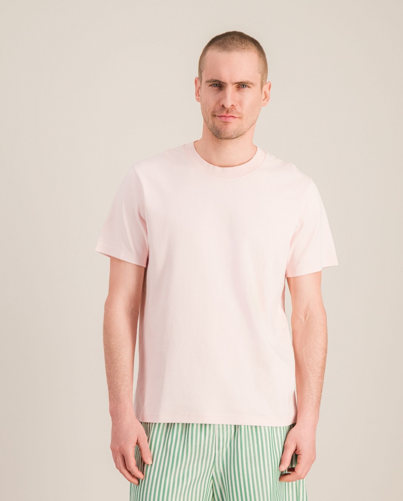 T-shirt homme coton bio, rose