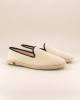 Espadrille homme coton, beige marine