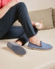 Espadrille homme coton, jean marine
