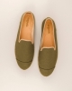 Espadrille homme coton, olive beige