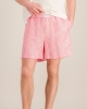 Short pyjama homme, rayures fuchsia