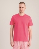 T-shirt homme coton bio, fuchsia