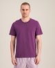 T-shirt homme coton bio, violet
