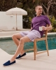 T-shirt homme coton bio, violet