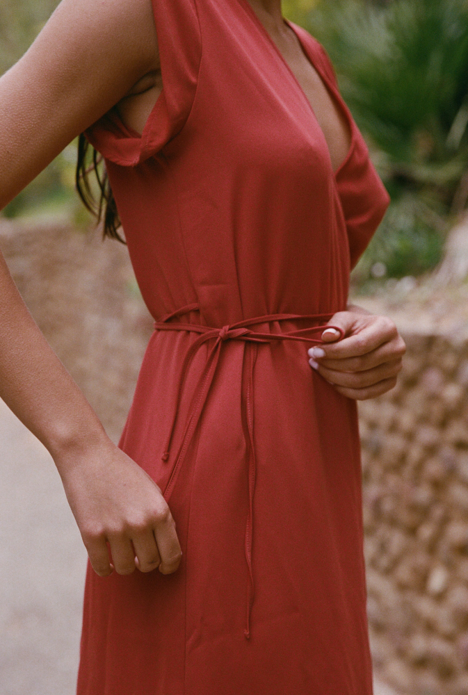 Robe Inès - Terracotta