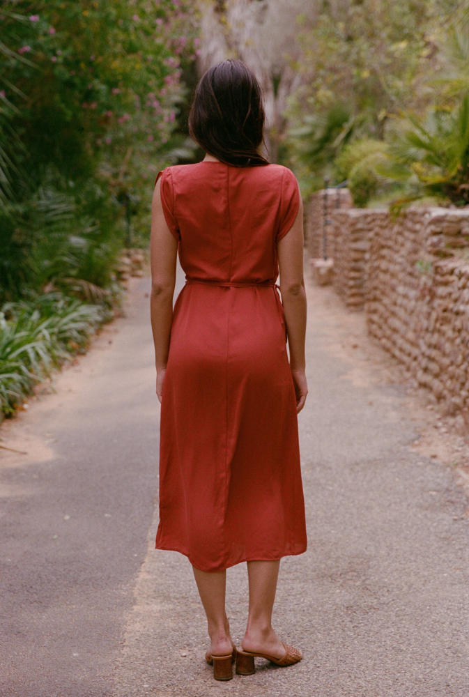 Robe Inès - Terracotta