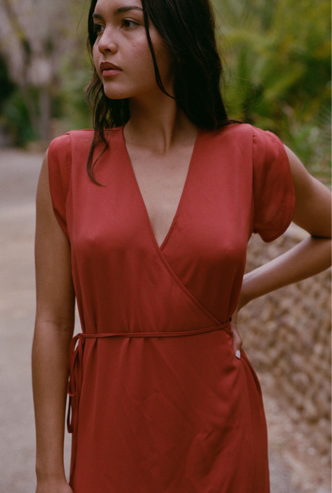 Robe Inès - Terracotta