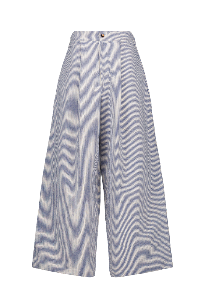 Pantalon Justine - Rayures bleues