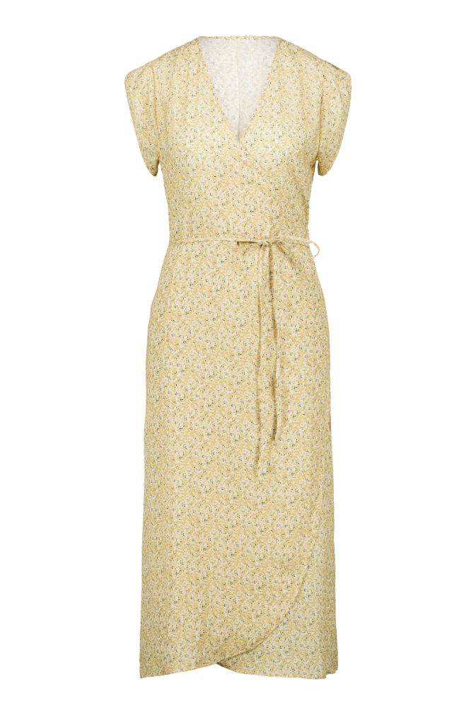 Robe Inès - Imprimé Fleurs jaunes