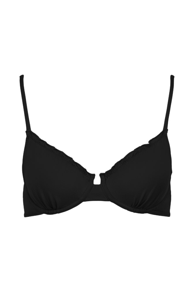 Haut de maillot armaturé Marcia - Noir