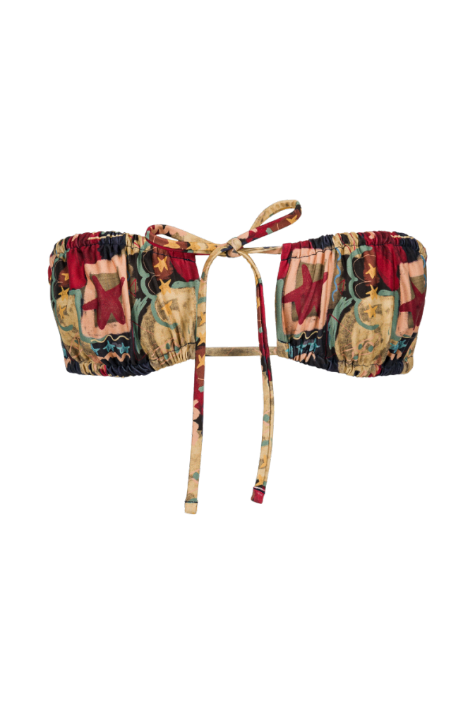 Haut de maillot bandeau Mado - Imprimé Graffiti