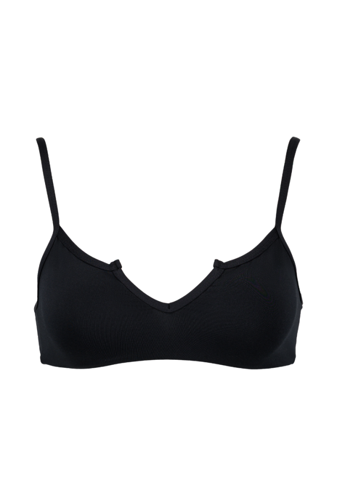 Haut de maillot brassière Manon - Noir