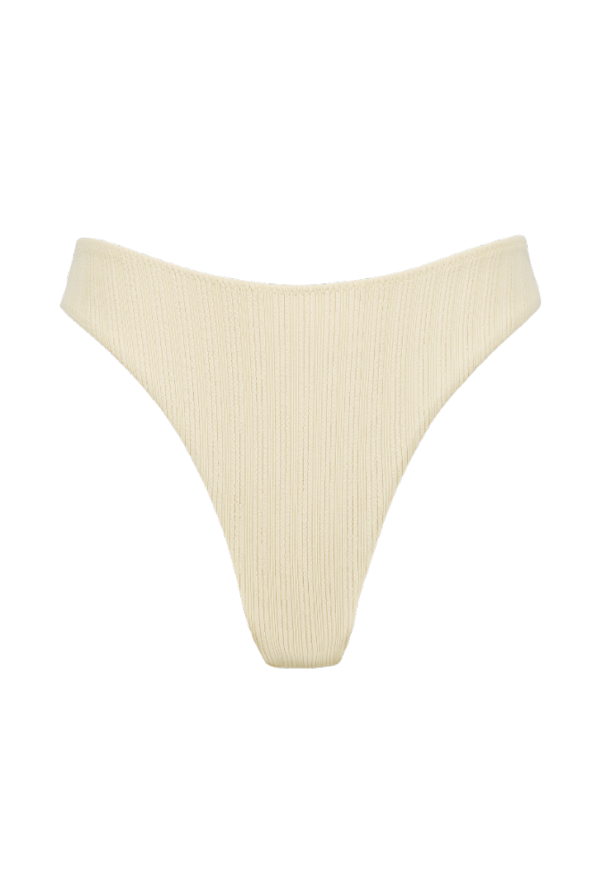 Bas de maillot tanga Agathe - Jaune