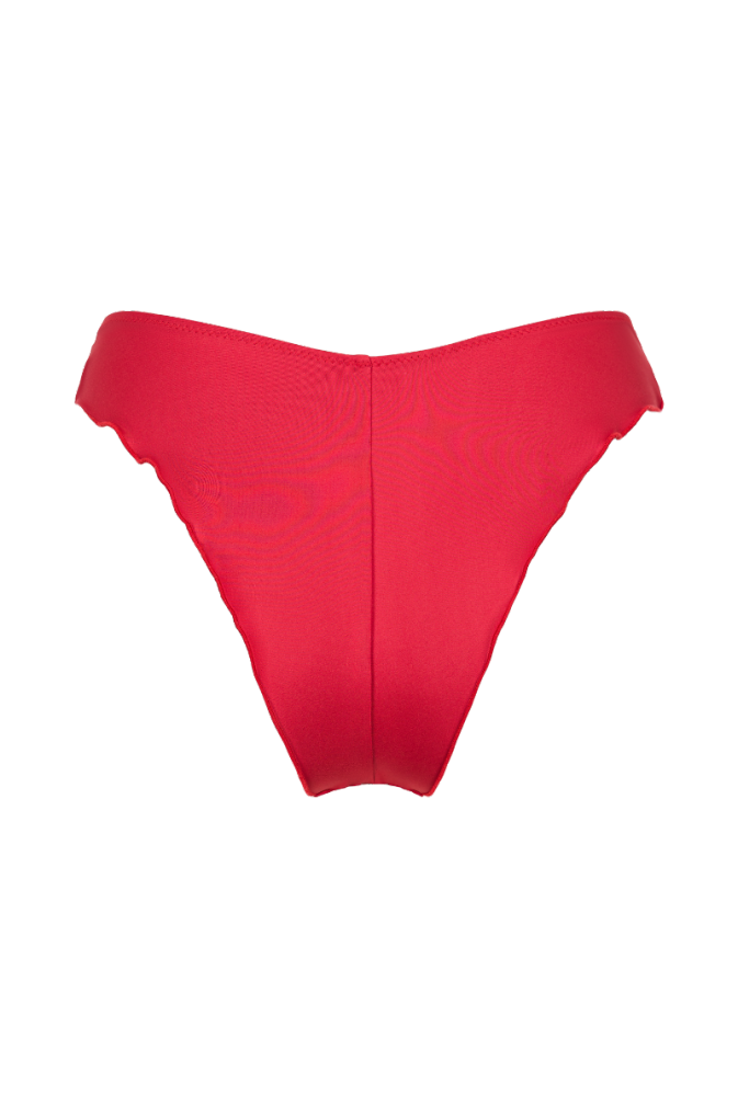 Bas de maillot culotte Cocoa - Rouge framboise
