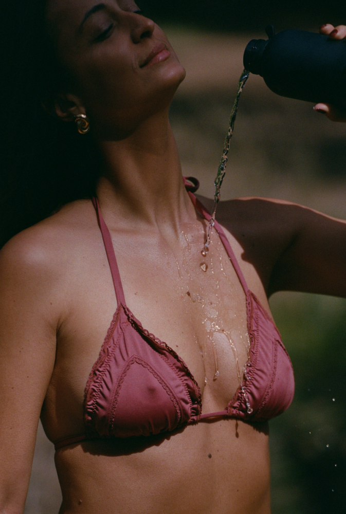Haut de maillot triangle Margauxbtn x Nénés - Terracotta
