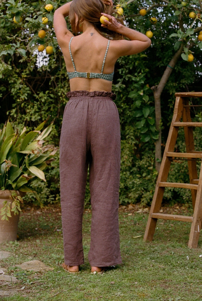 Pantalon Camille - Marron