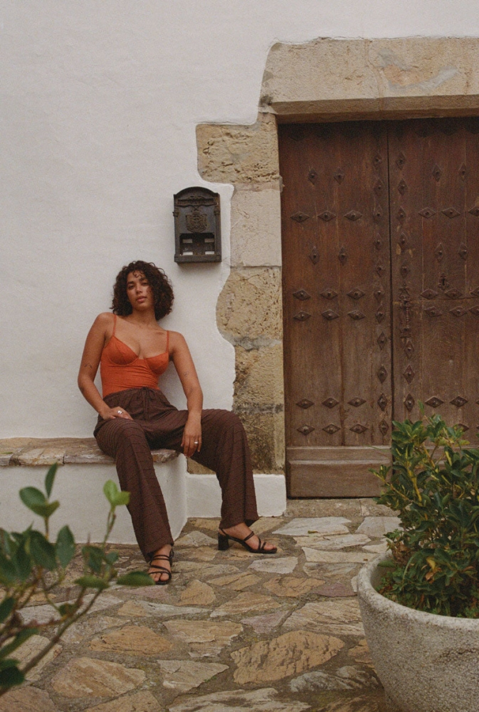Pantalon Mathilde - Marron