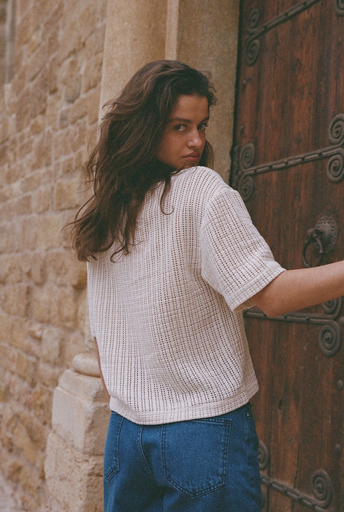 Top Morgane - Écru