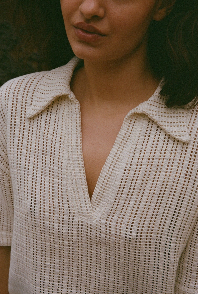 Top Morgane - Écru