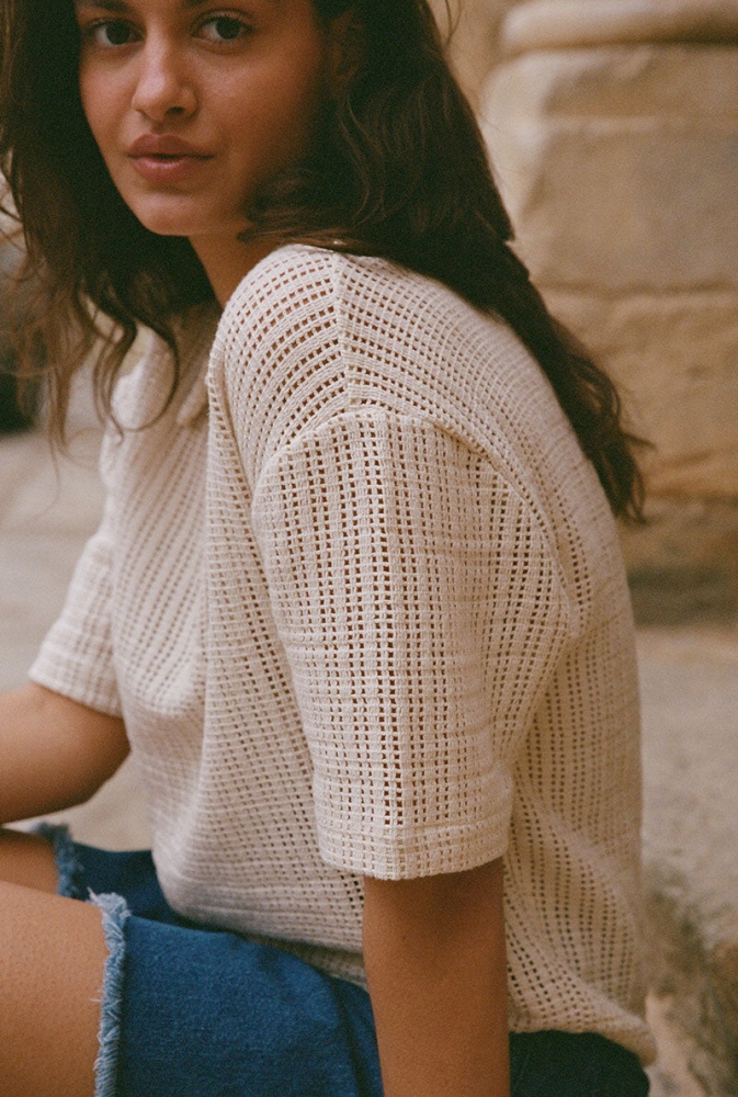 Top Morgane - Écru