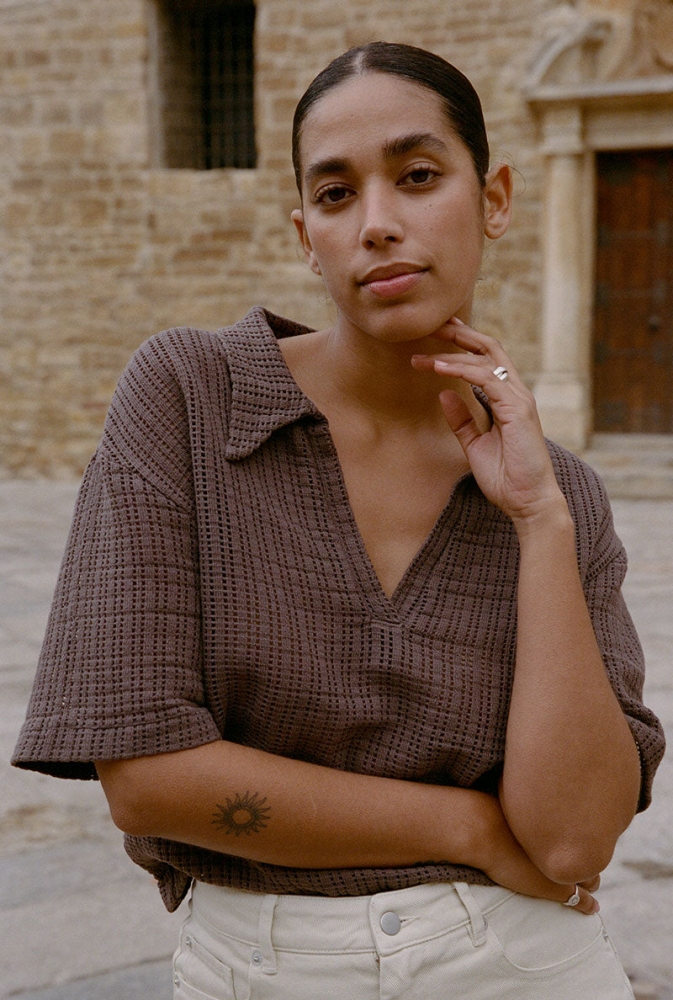 Top Morgane - Marron