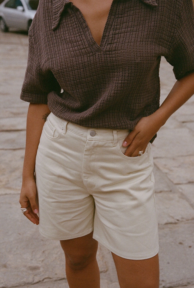 Top Morgane - Marron