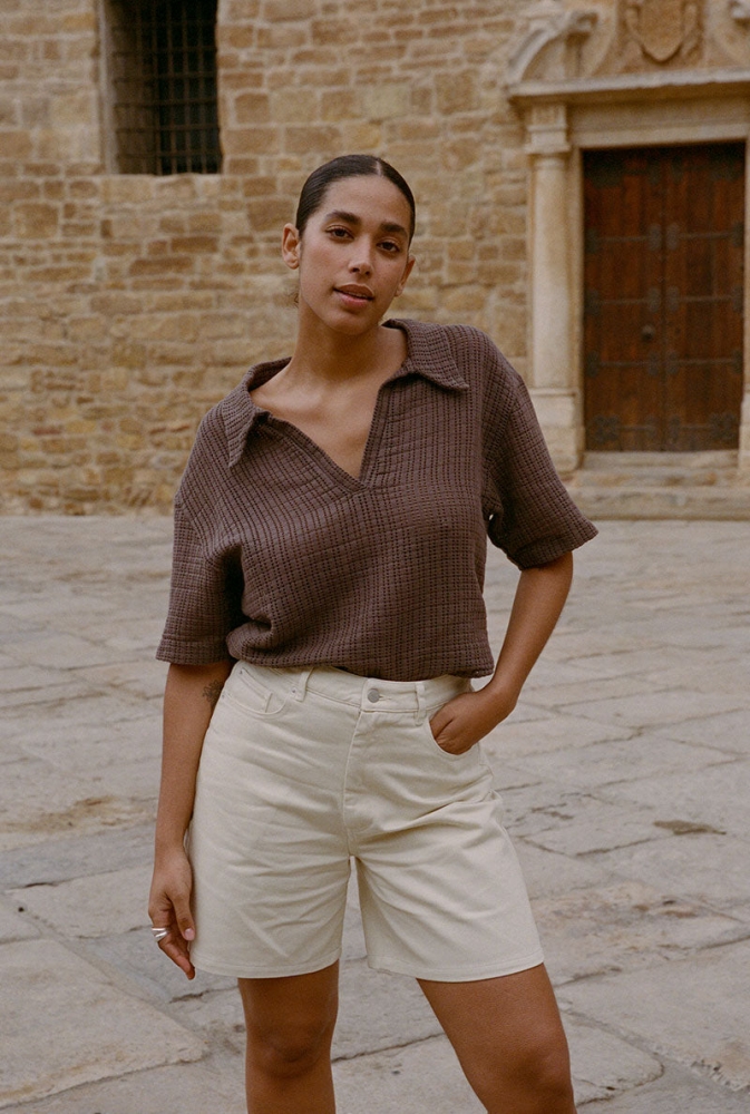 Top Morgane - Marron