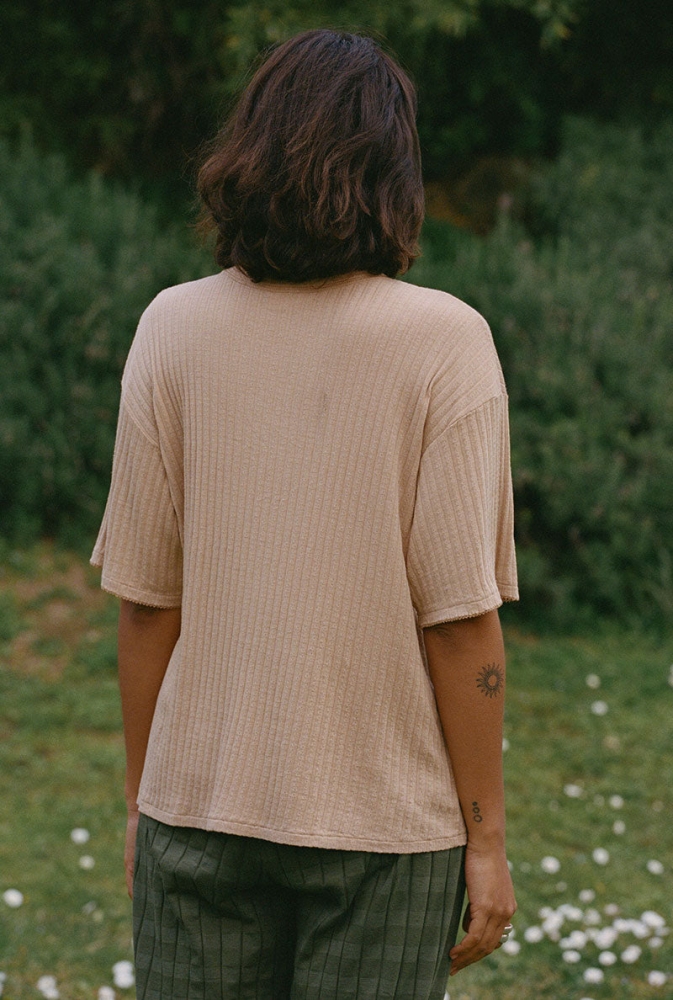 T-shirt Émilie - Noisette