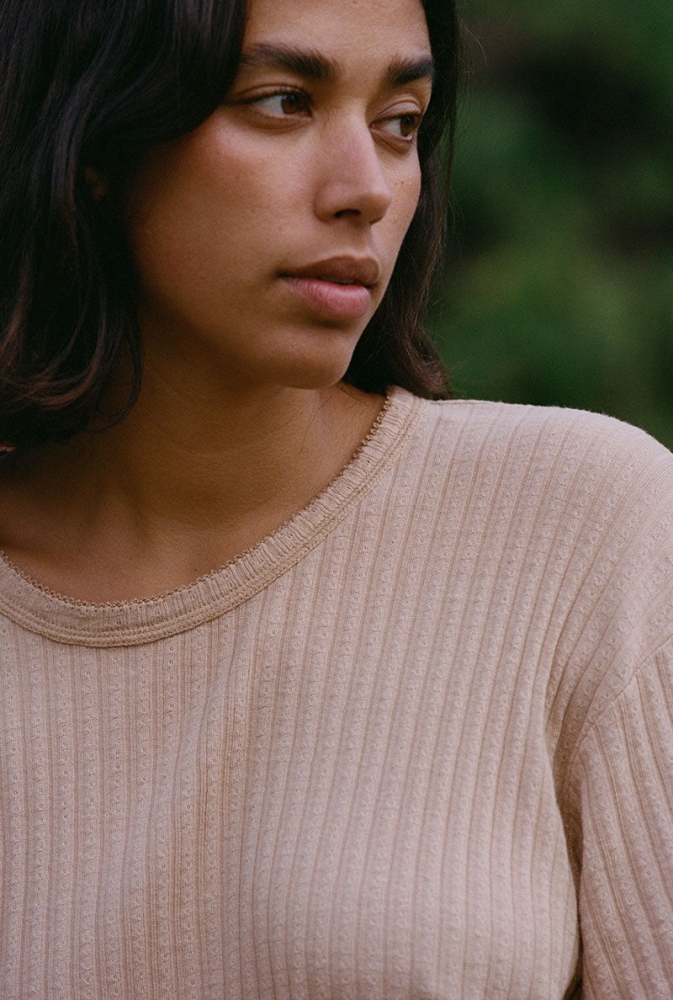 T-shirt Émilie - Noisette
