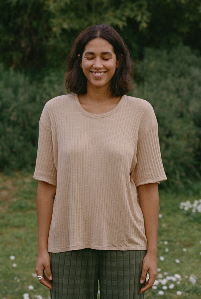 T-shirt Émilie - Noisette