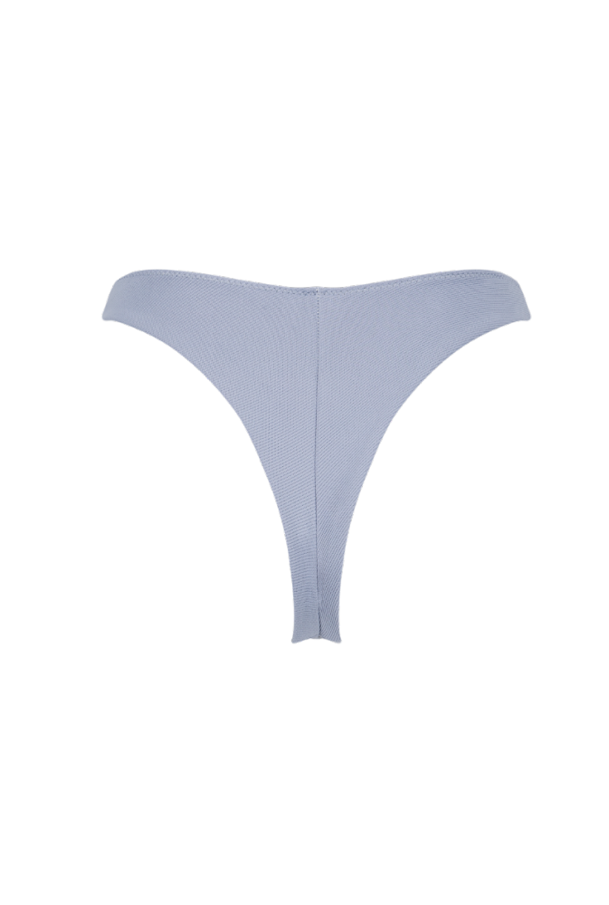 Bas de maillot tanga Agathe - Bleu lavande