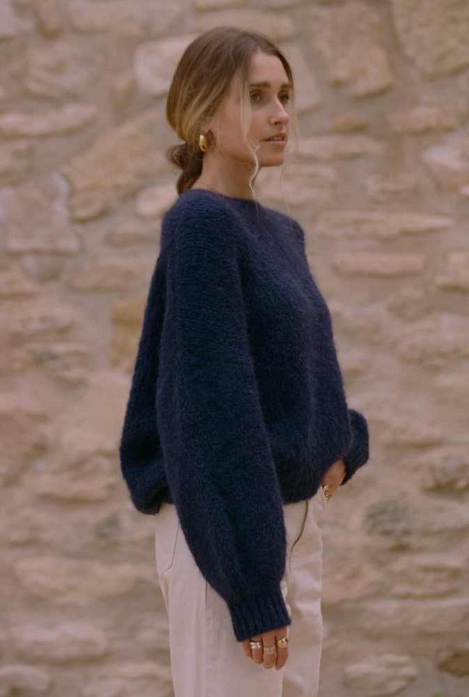 Pull Marlène Rougier x Nénés - Bleu