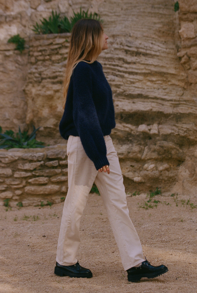 Pull Marlène Rougier x Nénés - Bleu