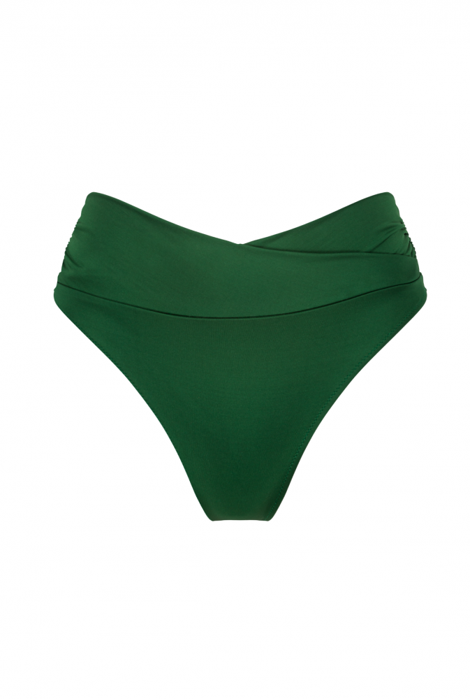 Culotte taille haute Myrto - Vert Emeraude