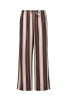 Pantalon Mathilde - Rayures prune