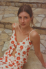Top Charlotte - Imprimé Fleurs rouges