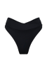 Bas de maillot culotte taille haute Myrto - Noir