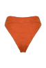 Bas de maillot culotte taille haute Myrto - Terracotta