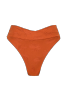 Bas de maillot culotte taille haute Myrto - Terracotta