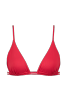 Haut de maillot triangle Mélanie - Rouge framboise