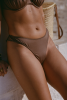 Bas de maillot tanga Margauxbtn x Nénés - Marron