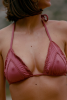 Haut de maillot triangle Margauxbtn x Nénés - Terracotta